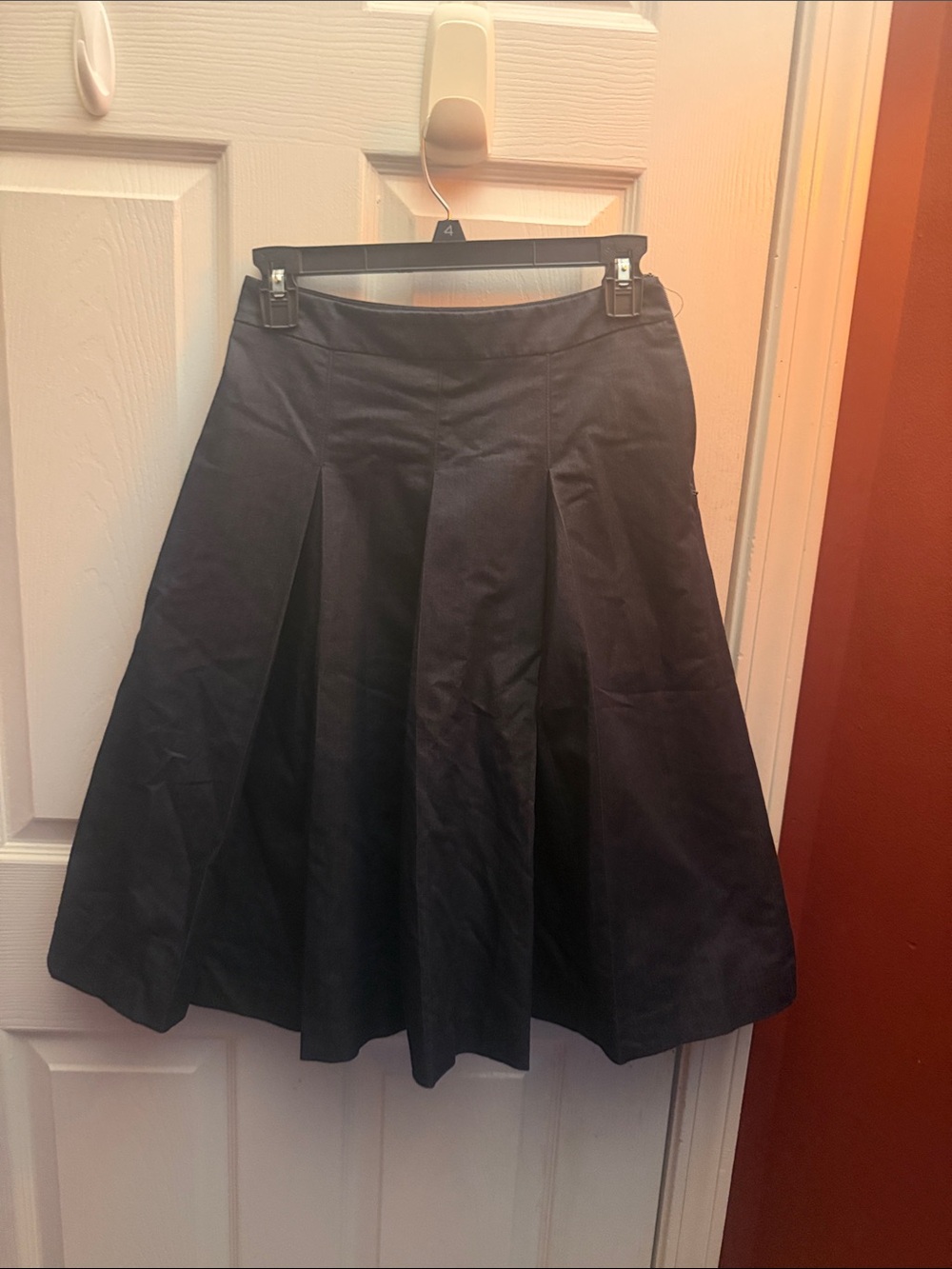 A-Line Pleated Skirt